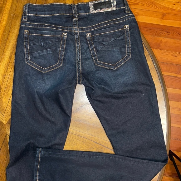 Daytrip Lynx Skinny Dark Wash Jeans 27R 27 31” inseam - Picture 3 of 5